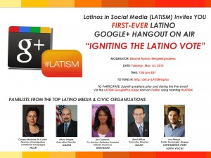1st-EVER LATINO G+ HANGOUT ON AIR - LATISM